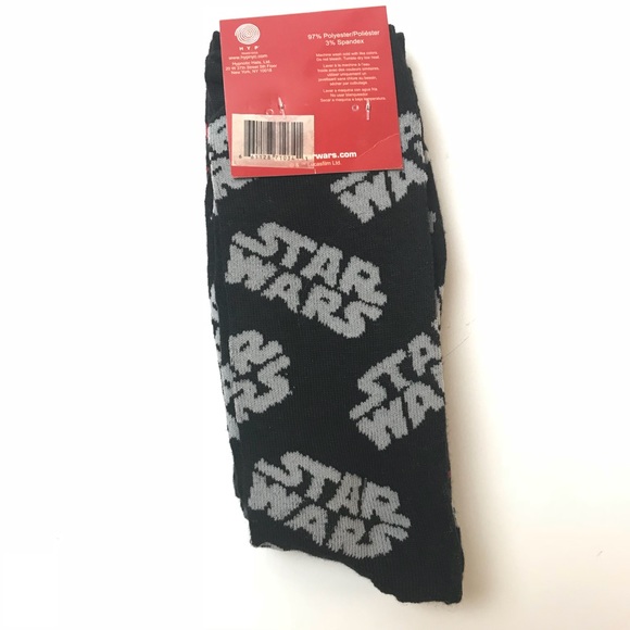 Disney Star Wars Socks 2 Pack Set Shoe Size 6-12 - Picture 3 of 6